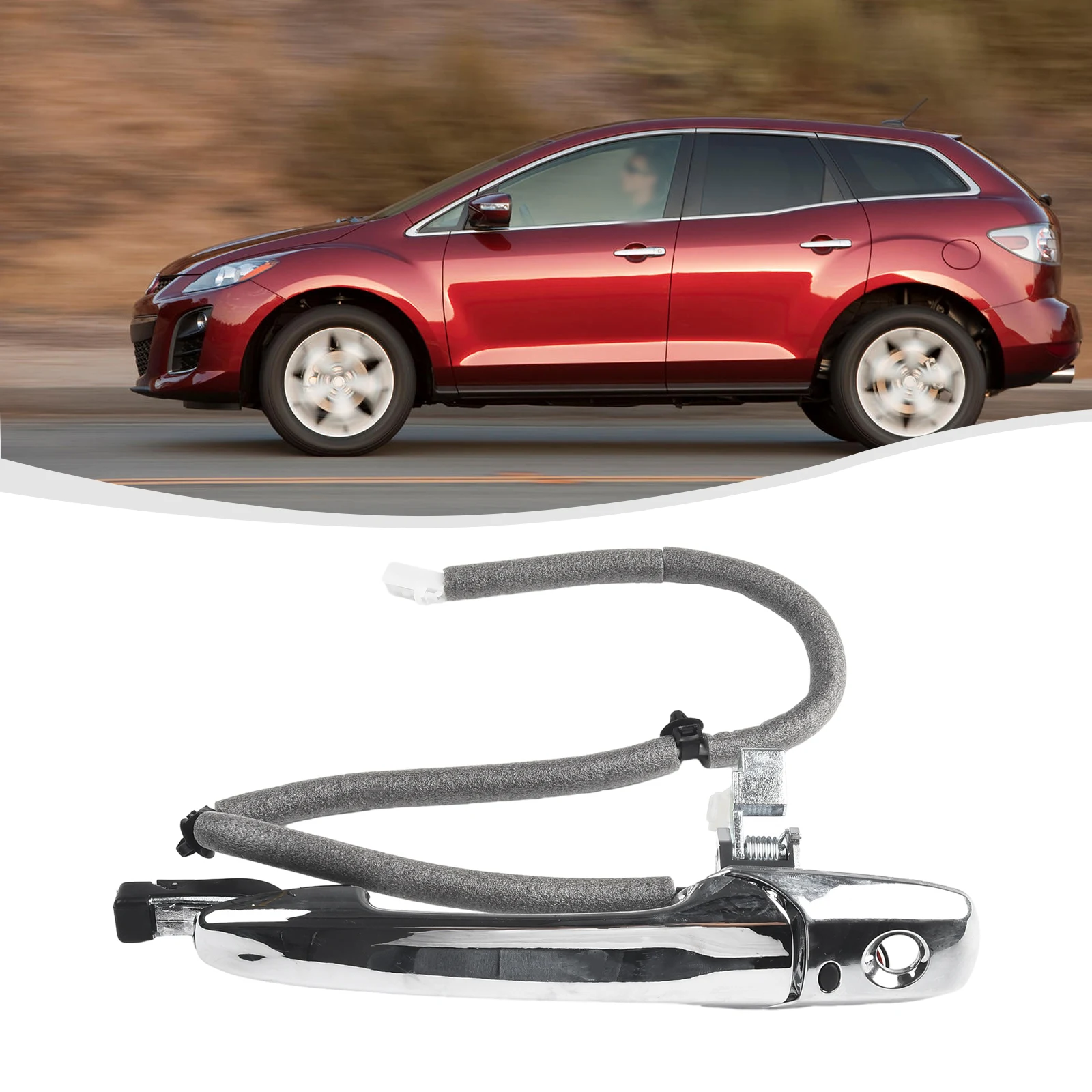 

Передняя левая умная дверная ручка, умная дверная ручка, передняя левая, подключи и работай, внешние дверные ручки для Mazda CX-7 6 8