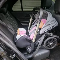 Nouvelle poussette multifonctionnelle 4 en 1 pliable avec siège auto, landau bébé, poussette portable 3 en 1, stock UE 3