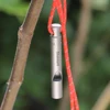 Ultralight Titanium Emergency Whistle with Cord Outdoor Survival Camping Hiking Exploring Camping Whistle 1