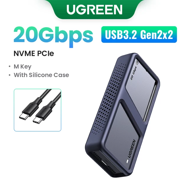 Obudowa na Dysk Ugreen NVMe SSD 20 gb/s USB3.2 Gen2x2 za 47.22 / ~186zł