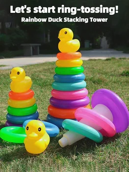 Rainbow Stack Ring Toy 1