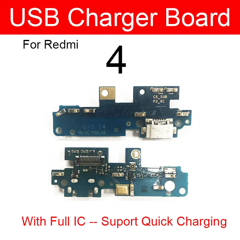 Connecteur De Charge Et Micro Pour Xiaomi Redmi 4 Pro - Pièce PCB Neuve