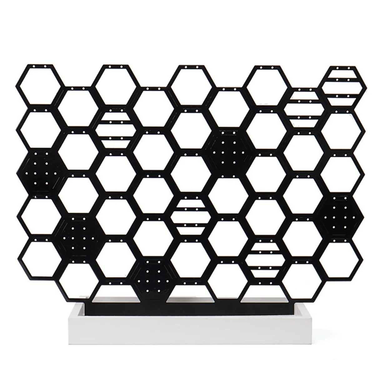 

Honeycomb Black Jewelry Rack Storage Rack Necklace Bracelet Jewelry Display Rack Jewelry Display Rack