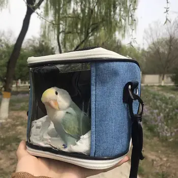 Borsa Trasportino Portatile per Animali Domestici, Traspirante, per Pappagalli, Criceti, Ricci, Borsa a Tracolla Leggera da Viaggio