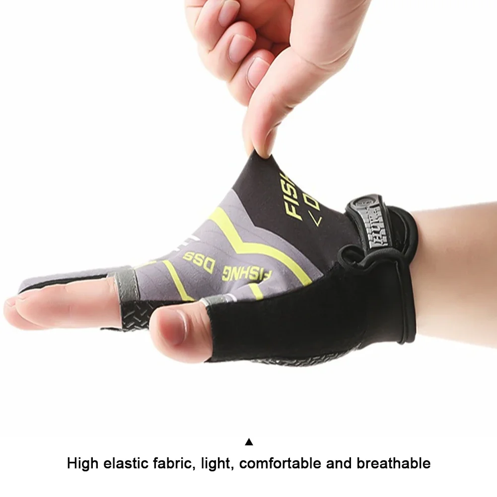 Anti-Slip Fishing Gloves Wear-resistant Summer Outdoor Breathable Angling Cycling Sports Gloves Fishing Apparel