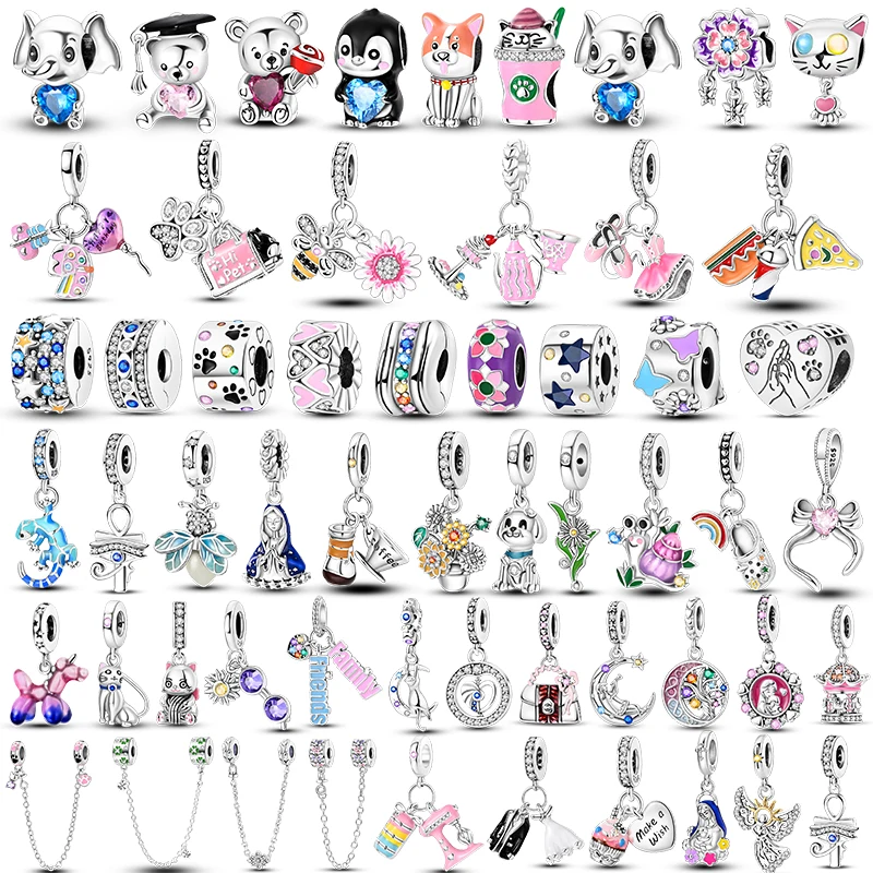 Midir&Etain Pulsera De Koala De Plata De Ley 925 Con Diseño De Oso