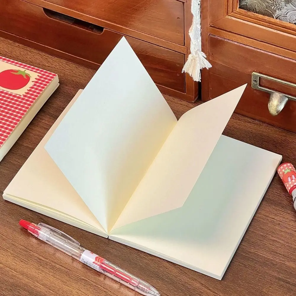 Premium Tomato Notebook: Versatile Blank Diary for Writing, Drawing, and Journaling