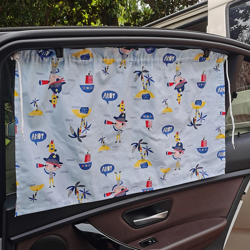 Universal Car Sun Shade Cover UV Protect Suction Cup Curtain Side Window