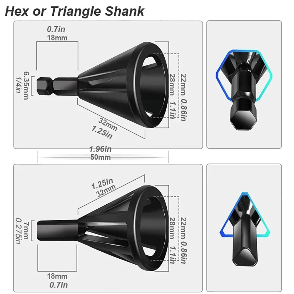 Hexagonal Triangular Handle Chamfering Tool Detail 3