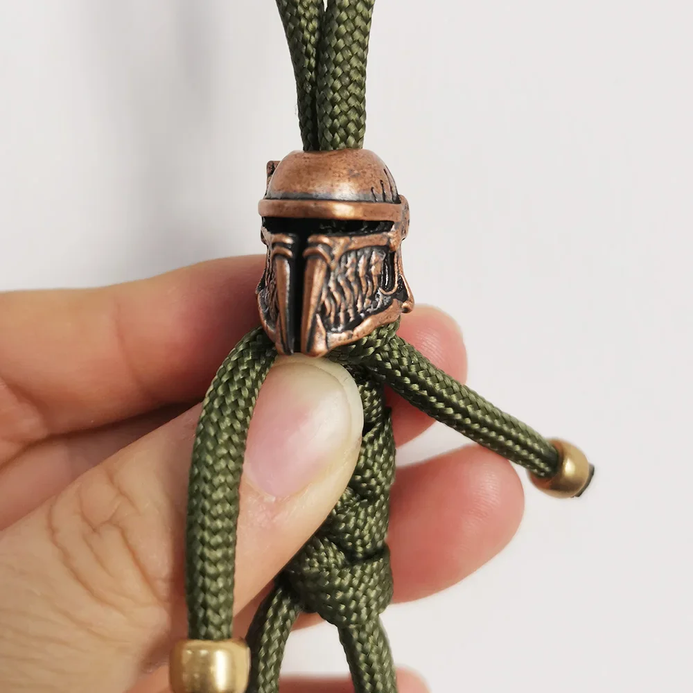 Perlina Portachiavi In Ottone A Forma Di Coltello, Per Paracord - Colore Oro, 21mm