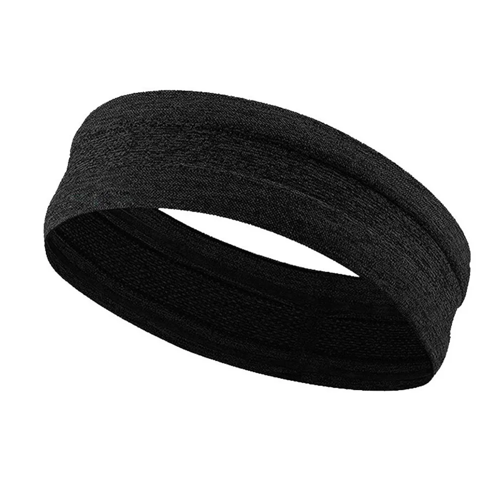 Algodão elástico Sweatband para homens e mulheres, Sport Headband