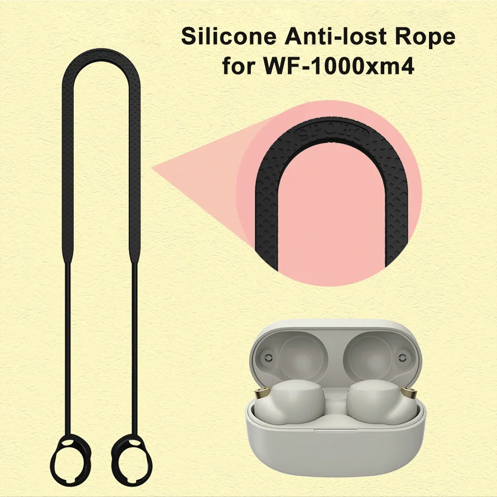 Anti-Lost Earphone Rope for Sony WF-1000xm4 Wireless Headphone Neck Strap Waterproof Headset Lanyard Earphone Accessories