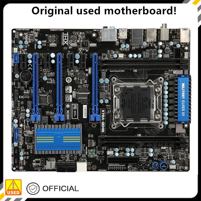 Per Il X79A-Gd45 Usato Originale Per La Scheda Madre Intel X79 Socket Lga 2011 Ddr3 Scheda Madre Lga2011