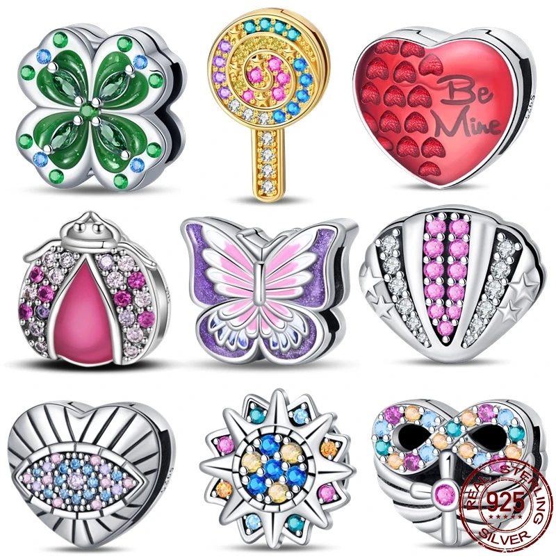 

Женский браслет из серебра 100% пробы, с плоскими бусинами