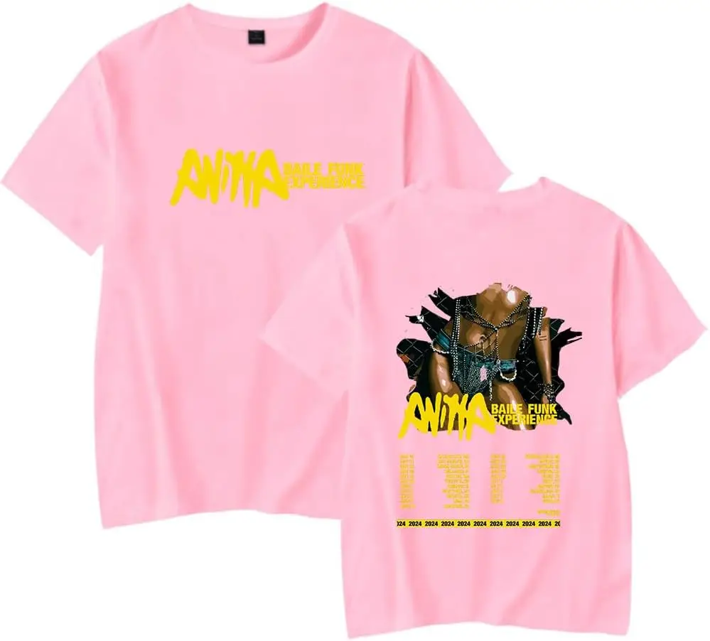 

Anitta Baile Funk Experience Tour 2024 T-Shirt Merch Unisex Trend Casual Short Sleeve Top