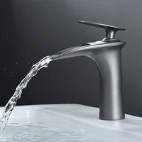 ก๊อกอ่างน้ำสีทองก๊อกน้ำในห้องน้ำอ่างล้างหน้าแบบเดี่ยวทำจากทองเหลืองก๊อก pengaduk baskom สำหรับอ่างน้ำปั้นจั่นสีเงิน855923 3