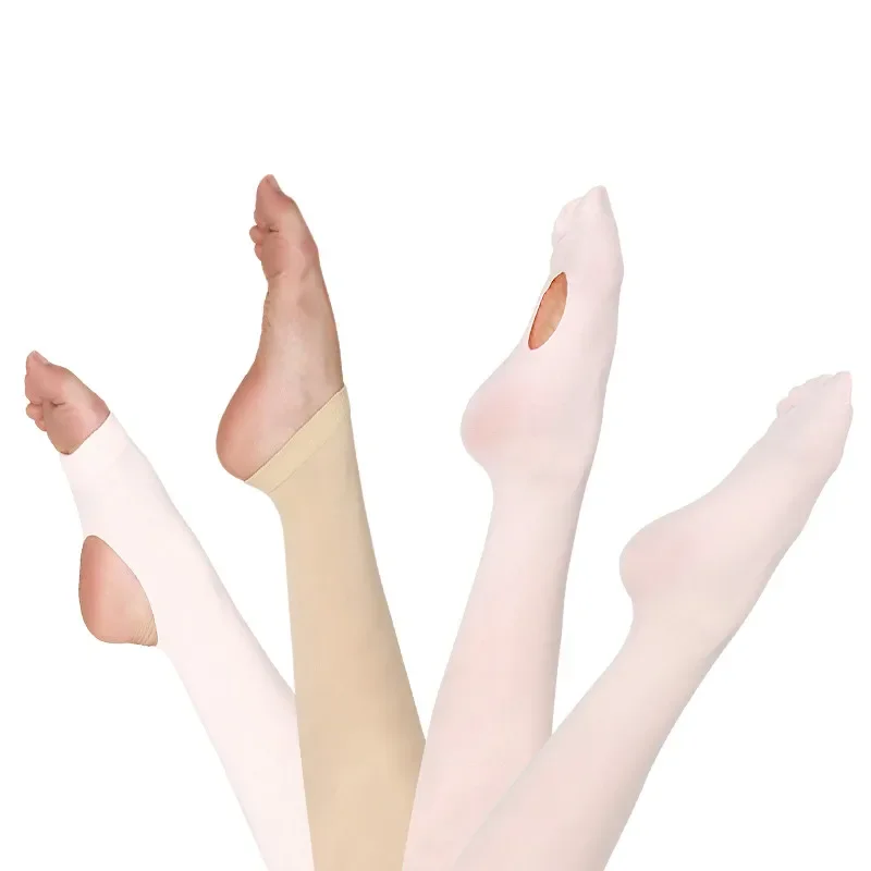 FIRSTXIU Steigbügel Strumpfhosen Für Mädchen - Weiche Tanzstrumpfhosen Mit Kontrolltop