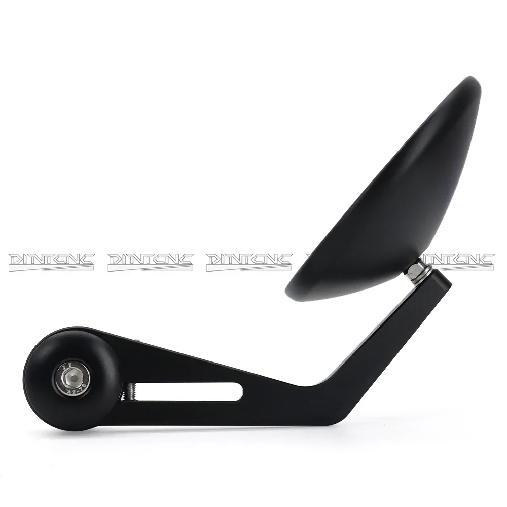 E9 Motorcycle Handlebar End Mirror Rotatable Universal Expansion Screw 8MM Flip Left Right Side Lens Handle Glass Accessories M8 5