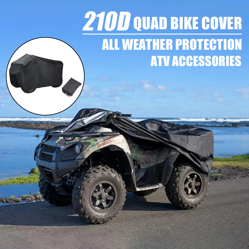 210D Waterproof Rain Proof Dust Anti-UV Beach Quad Bike ATV UTV Cover For  Polaris Kawasaki Honda Motorcycle Covers XL XXL XXXL - AliExpress