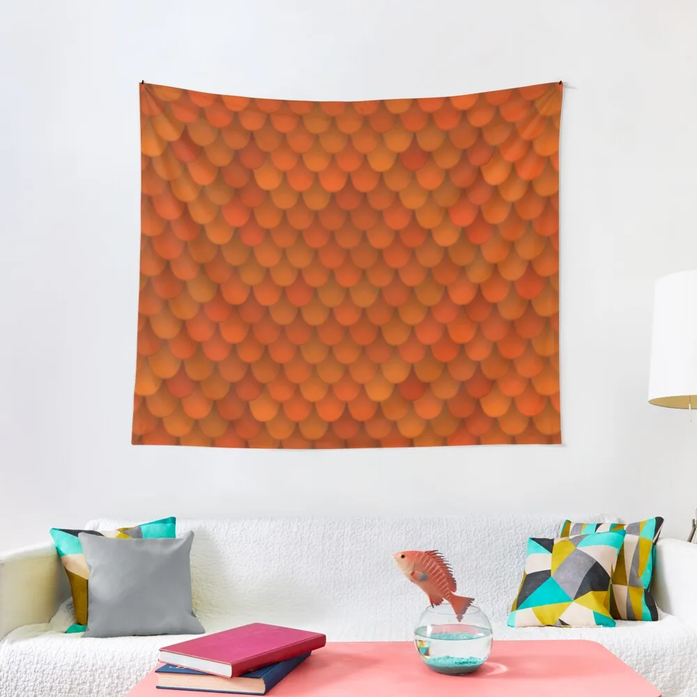 

seamless pattern with roof tile Tapestry Wall Deco Decor For Room Tapestry