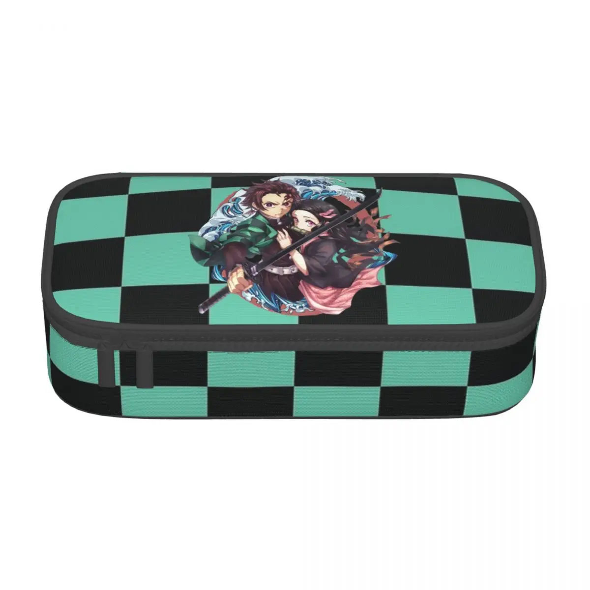 Anime Demons Slayers Manga Pencil Case Boys Gilrs Large Capacity Tanjiro Kamado Nezuko Pencil Box School Accessories