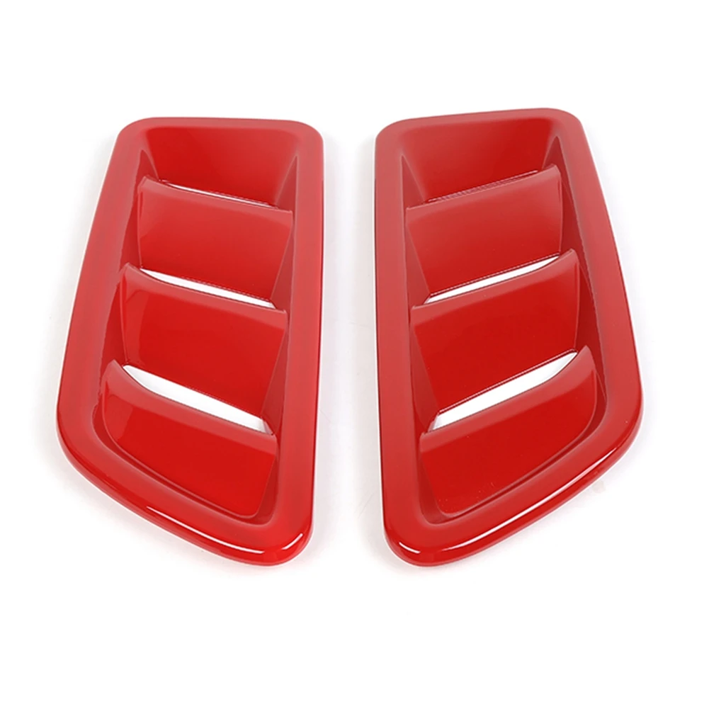 

Декоративная наклейка на крышку капота двигателя для Jeep Wrangler JL 2018 2019 2020 2021, красный АБС-пластик