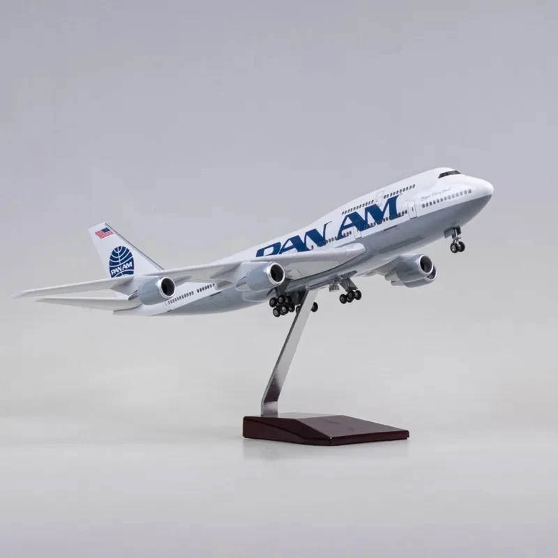 747 Model Airplane Pan Am 1:150 B747 Diecast Metal Panam Model