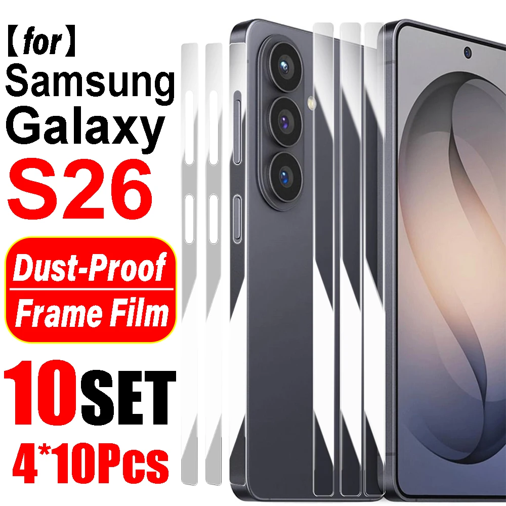 Premium Dust-Proof Hydrogel Film Protective Cover with Border Protectors - Multi-Set Option
