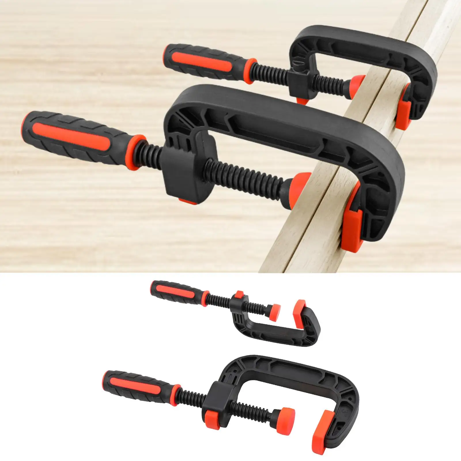 2'' 3'' C Clamp Set Workpiece Fixing Hand Tool Lightweight Portable Sturdy 2'' 3'' C Clamp Set Workpiece Fixing Hand Tool Lightweight Portable Sturdy