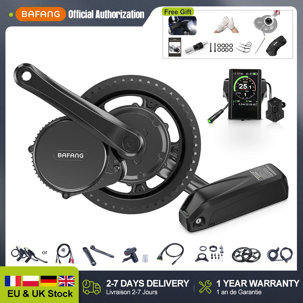 Bafang 250w silnik redni nap d zestaw do konwersji roweru na