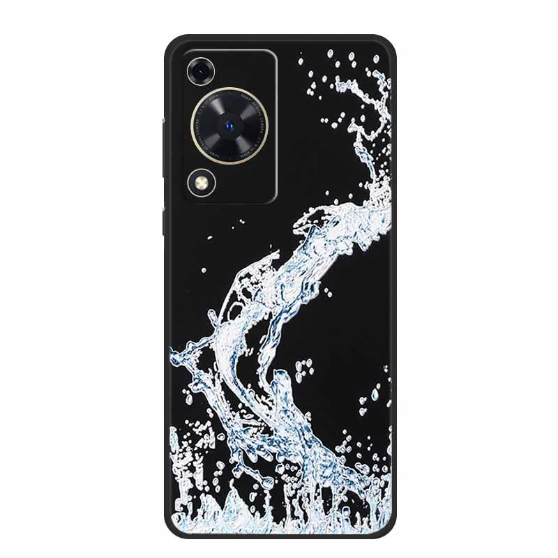 Embossed 3D Shockproof Silicone Phone Case - Soft Protective Cover