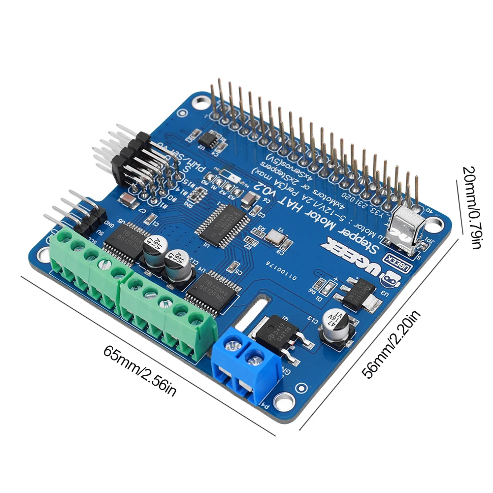 �κ� Ȯ�� ���� ������ ���� ����̹� ����, ���� ���� ����̹� ��� I2C ������ ���� HAT, ����� PI 4B 3B ��, 5V-12V