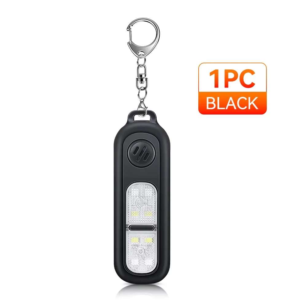 Hollarm Alarma personal de autodefensa para mujeres, niños, ancianos Sirena de 130 dB Alarma de llavero recargable ruidosa con luz LED
