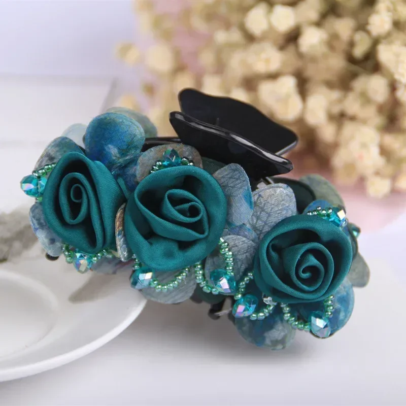 

Claw Clips Women Flowers 집게핀 Hair Clip in Hair Pinzas Para El Cabello De Mujer Para Cabello Hair Accessories for Women