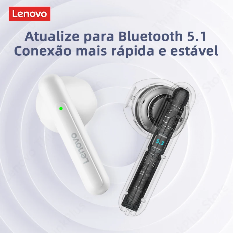 イヤホン Lenovo LP1 pro Original Lenovo LP1 Pro TWS Earphones Wireless Bluetooth 5.1 Sport