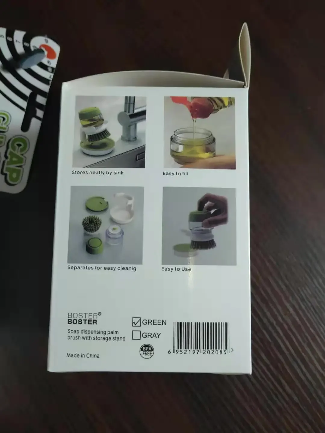 Multifunktionale Presse, automatisch nachfüllbar, Fleckenentfernung, Topfreinigungsbürste, Küchenspülreinigungsbürste, Topfschrubber_voghion.com