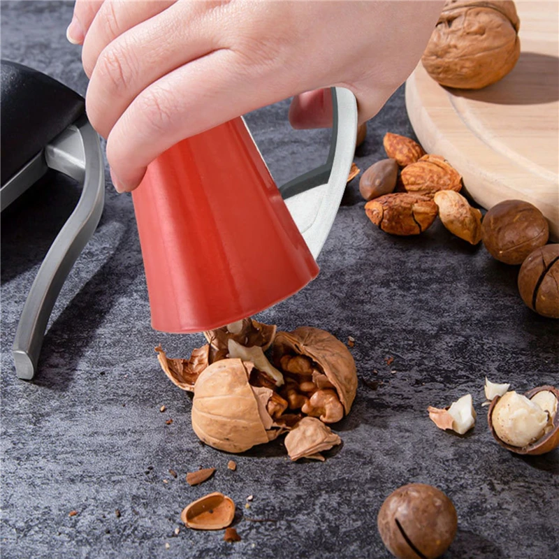 Funnel Nutcracker Walnut Pliers Walnut Opener Quick Chestnut Gadgets Hazelnut Clip Nut Tongs Sheller Novel Kitchen Accessories images - 6