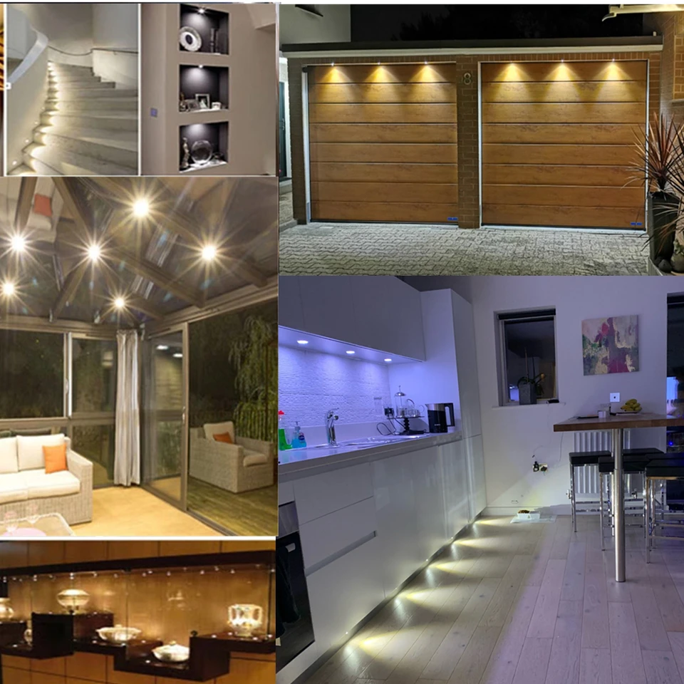 Mini ledspot inbouw 12V 1W Rond Dimbaar 2700K Warmwit