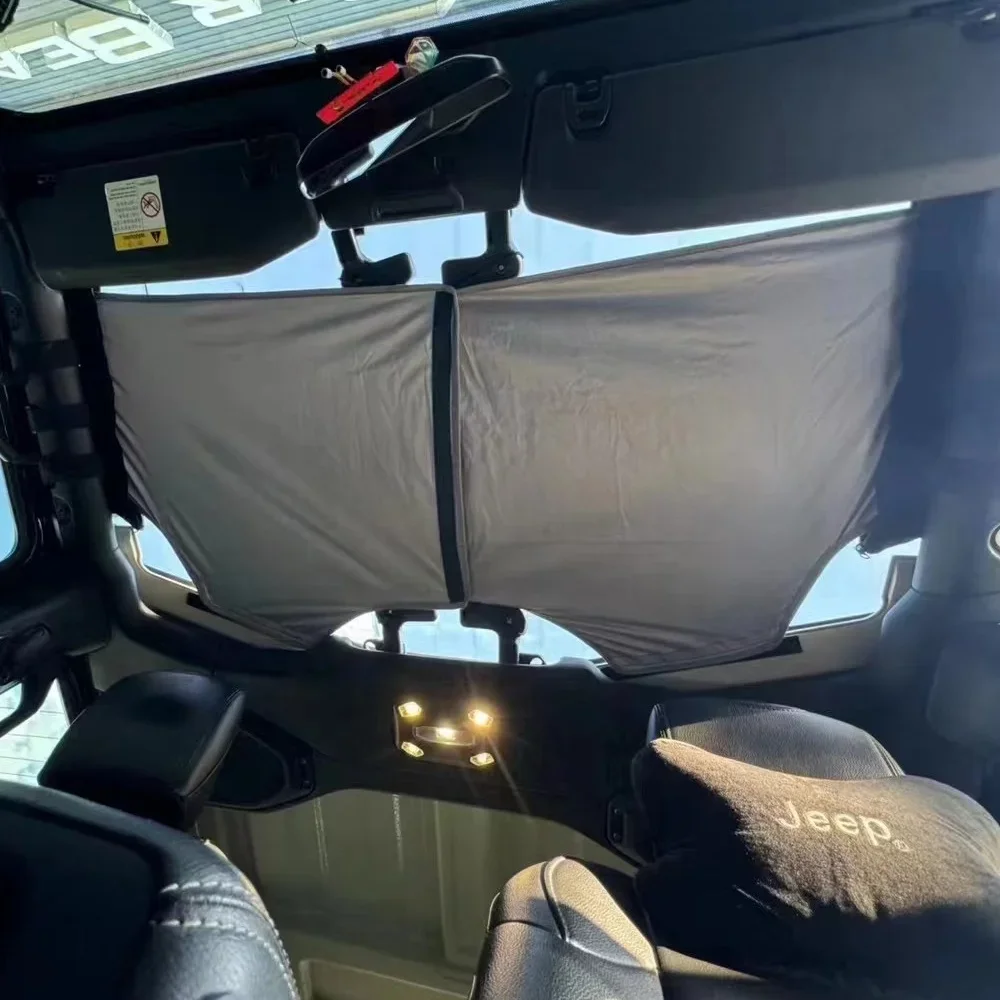Transparent roof for Jeep Wranglers JL modified soft roof transparent sunroof Gladiator JT modified starry sky roofcustom