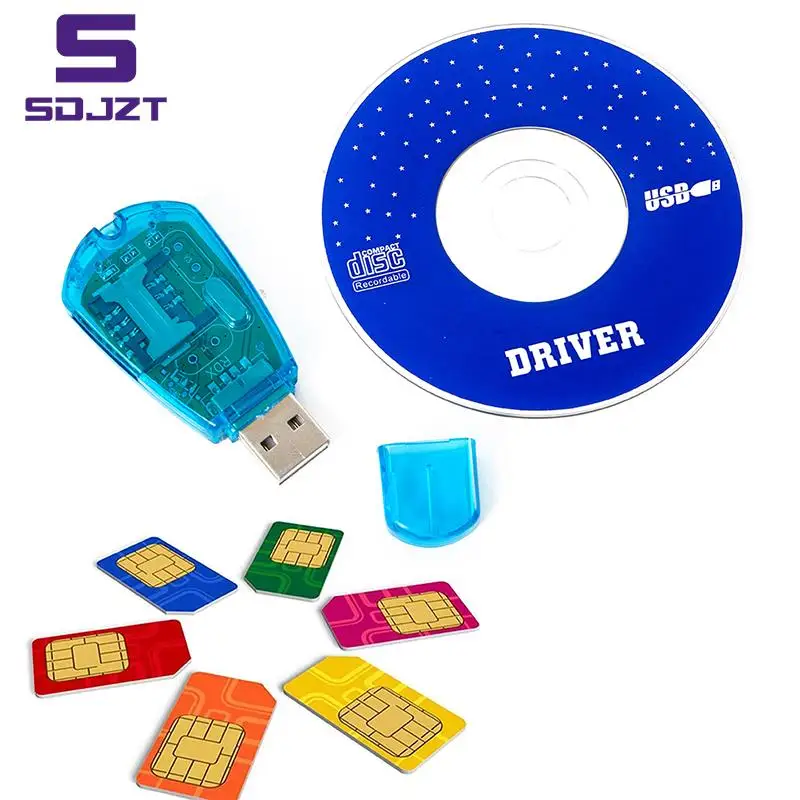 

New Reader USB SIM Card Reader Simcard Writer/Copy/Cloner/Backup GSM CDMA WCDMA Cellphone DOM668