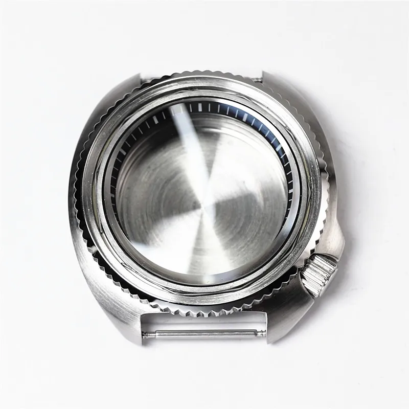 

43.6mm stainless steel case sapphire glass replacement Turtle Seiko modified case inclined ring NH35A/NH36A movement accessories