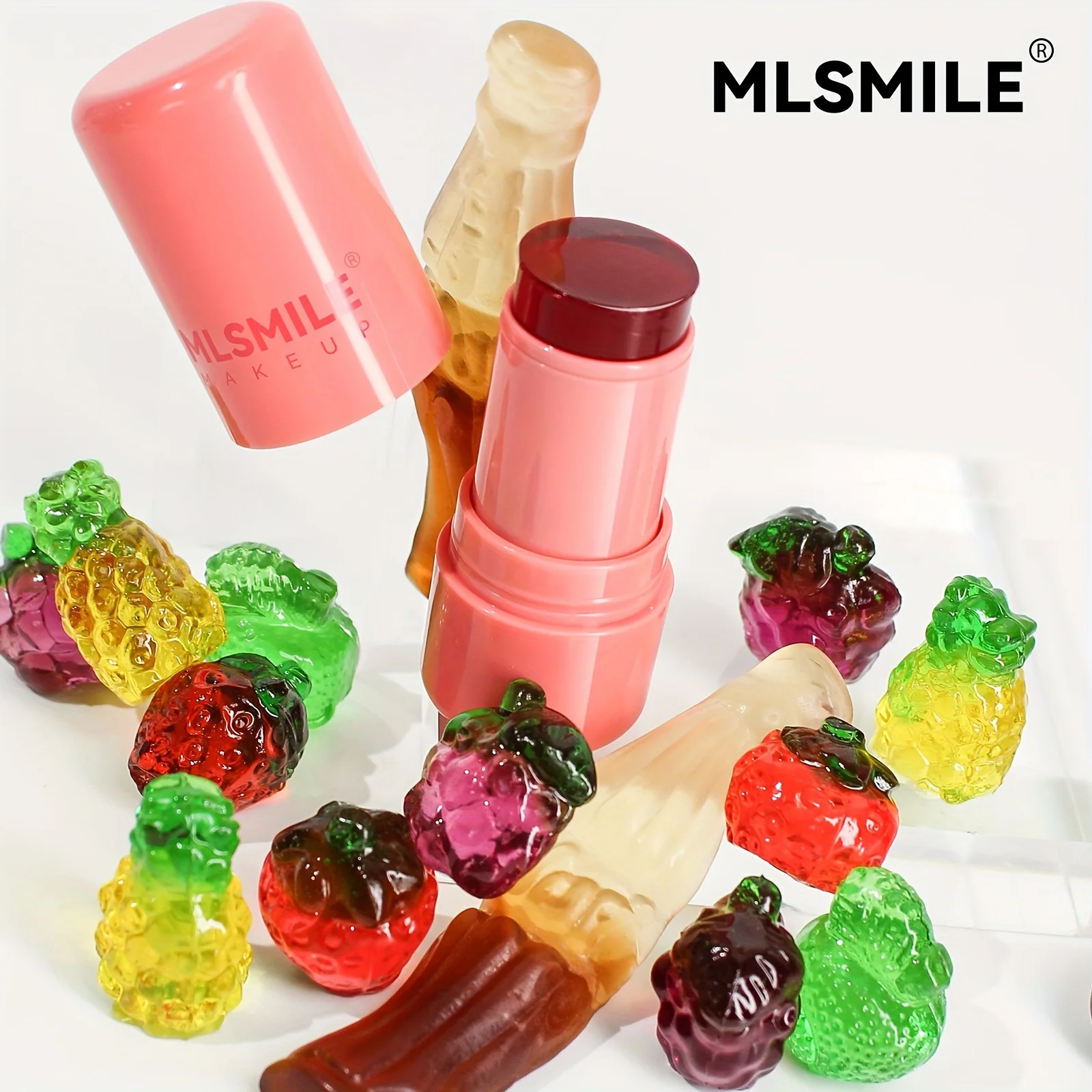 Blush Stick Jelly Lip And Cheek Tint Multi-purpose Cooling Water Sheer Stain