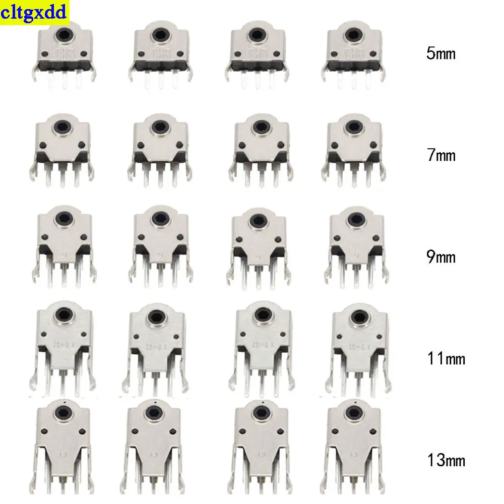 

cltgxdd10Pcs 5/7/9/11/13MM Mouse Encoder 11mm Wheel Decoder Mouse Switch Connector H-5MM H-7 H-9 H-11 H-13 MM Repair Roller Hot