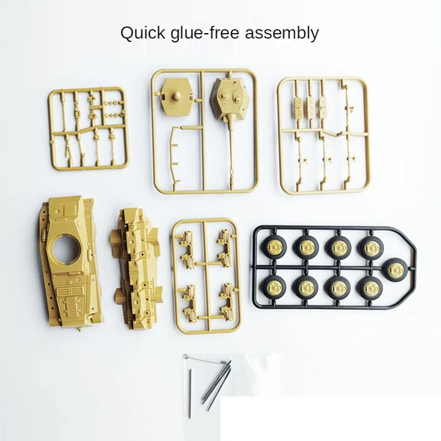 4D Assemble World War II Cougar Wheeled 1/72 Wheeled Armored Car Reconnaissance Car Model Child Toy Ornaments 2