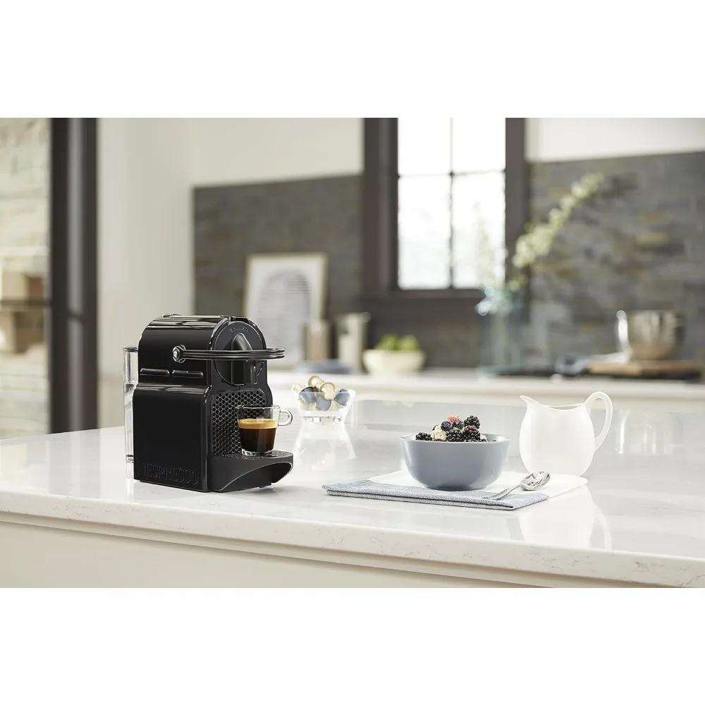 Espresso Machine Espresso Coffee Maker 24 Oz Coffee Makers of Capsules Capsule Italian Kitchen Appliances Home Black 6