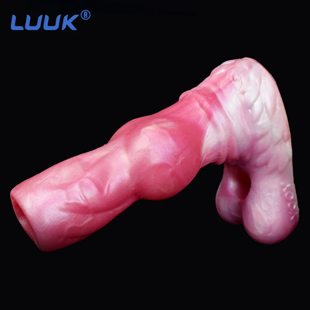 Luuk Animal Dog Knot Penis Sleeve Fantasy Dildo Wearable Hollow Sheath  Strecthable Cock Enlargement Sex Toys For Men - Pumps & Enlargers -  AliExpress