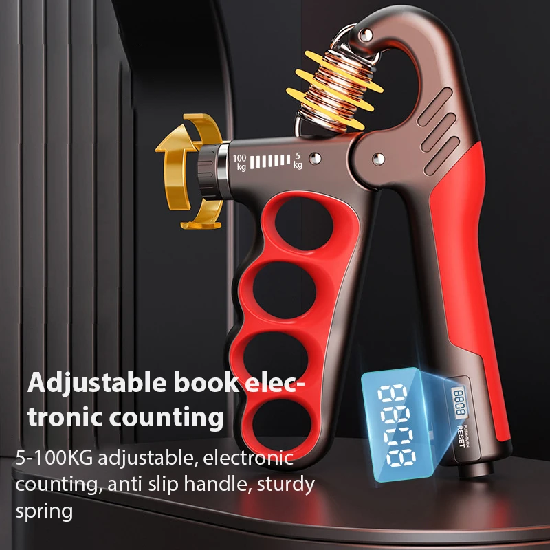 5-100 Kg Grip Strength Trainer Wrist Expander Adjustable Resistance Fitness Gym Training Hand Gripper for Muscle Building hand strengthener,forearm exerciser