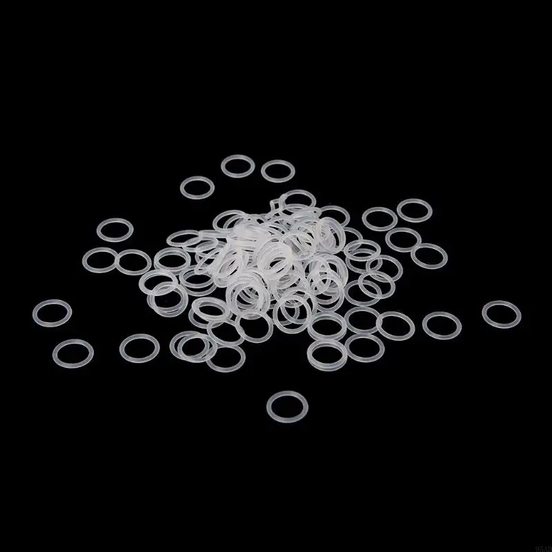 120Pcs Clear Rubber O-Ring Switch Dampeners Keycap Transparent for Cherry MX for Key Switch Keyboards Dampers