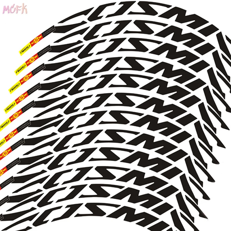 Mavic Cosmic Ccu Decalcomanie Della Ruota Bici Da Strada 700C Cerchi Della Ruota Della Bicicletta Adesivo Riflettente Profondità Del Cerchione 40Mm 50