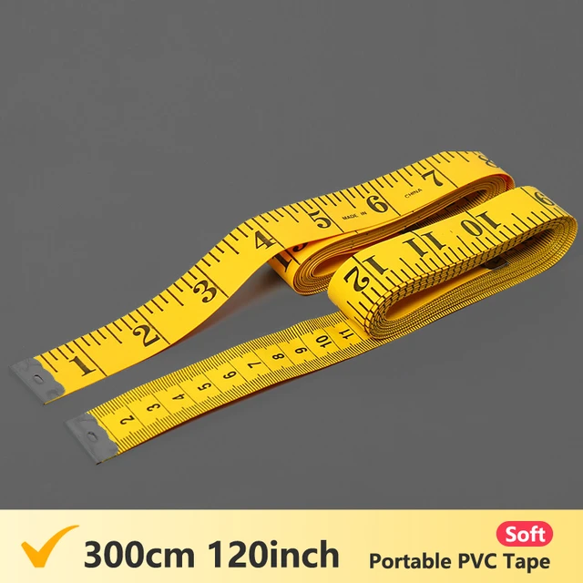 1pc 2.0cm*3m Pvc Material Soft Measuring Tape For Clothing And Body Size  Measurement